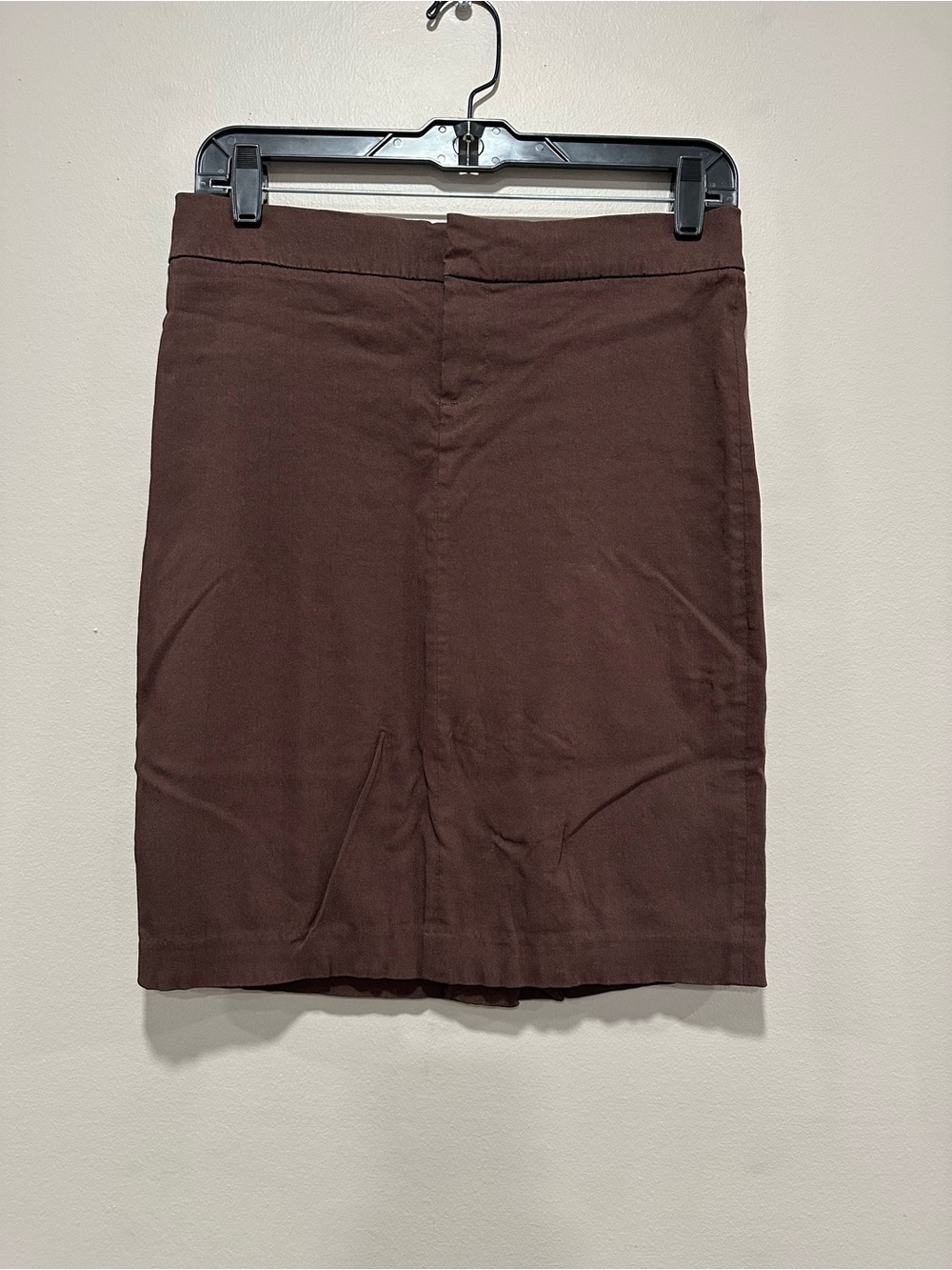 Vintage 90’s / Y2K Rampage Brown Knee Length Pencil Skirt Office Siren Size 3